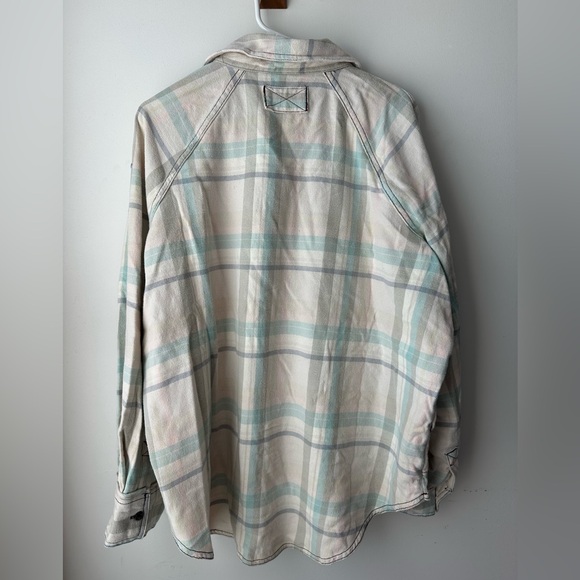 Free People Plaid Button-Up Shirt - Picture 2 of 5